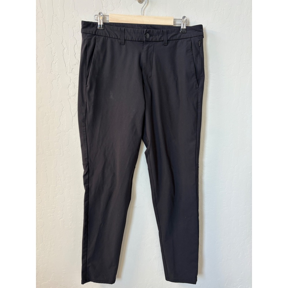 Lululemon commission Pant Slim Fit Dress Pants Wrinkle Resistant Stretch Sz 34